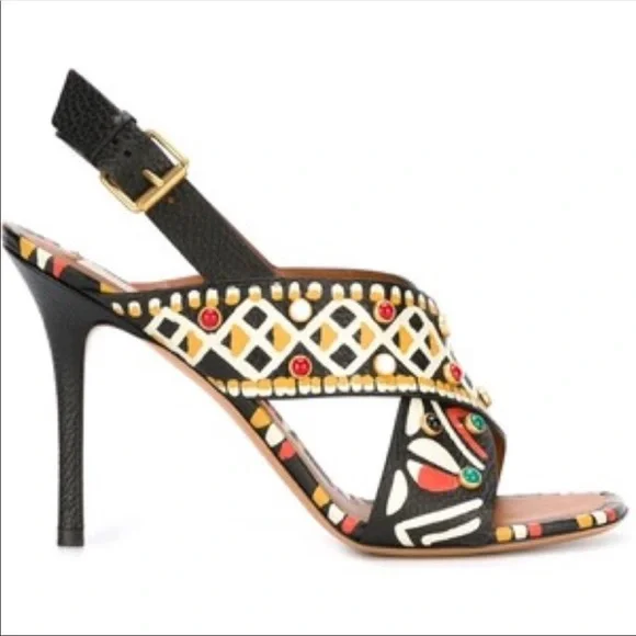 Valentino Tribal hand painted heels - Picture 2 of 5